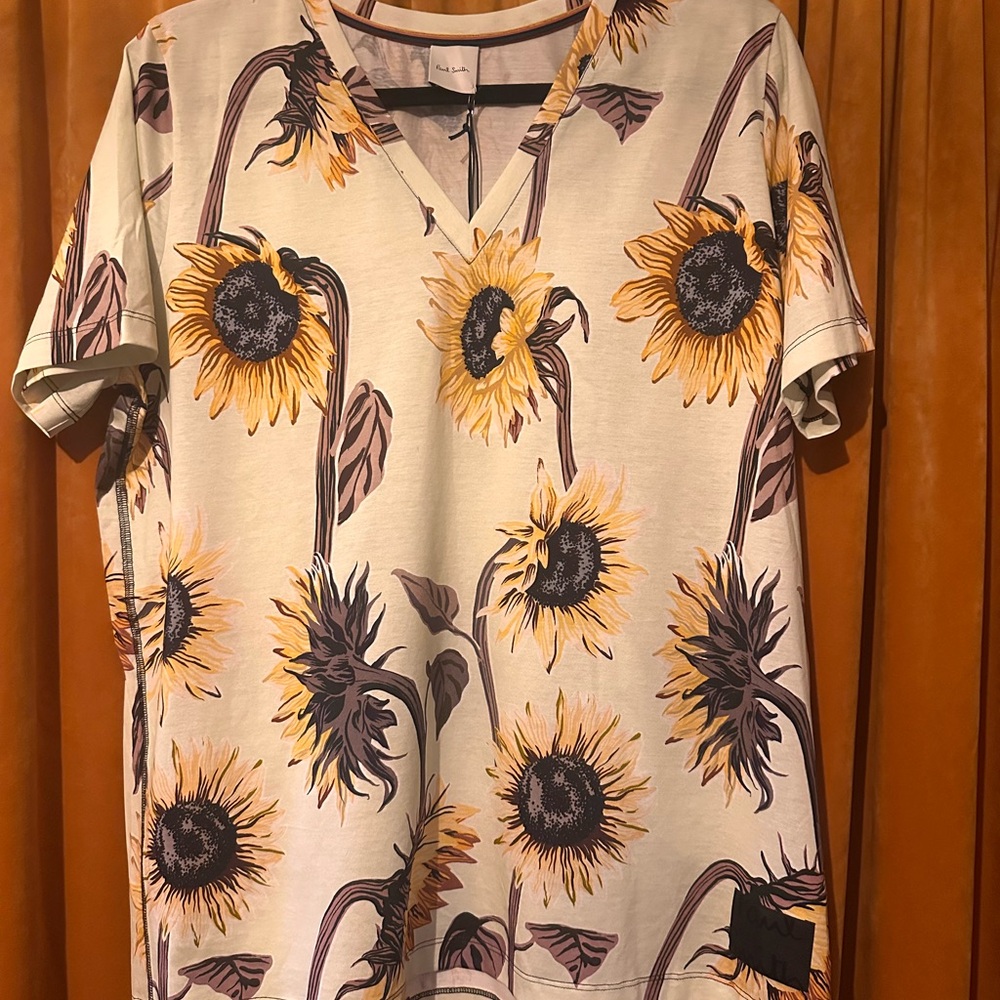 Paul Smith Floral V-Neck Top
